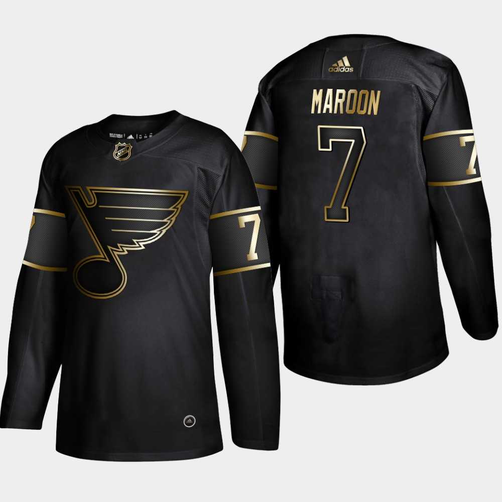 Blues 7 Patrick Maroon Black Gold Adidas Jersey,We sell and wholesale Blues 7 Patrick Maroon Black Gold Adidas Jersey on line form chian!